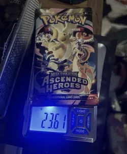 Heavy Pokemon Ascended Heroes Booster Pack (23g) Potential God Pack - Image 1
