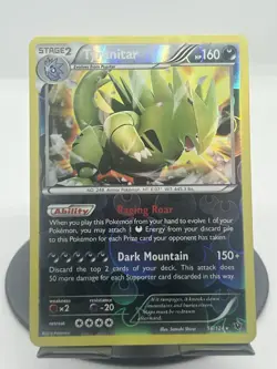 Pokemon TCG Tyranitar 56/124 XY Fates Collide Reverse Holo NM - Image 1