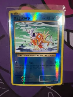 2016 POKEMON XY EVOLUTIONS REVERSE HOLO MAGIKARP #33 - Image 1