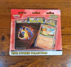 Pokemon TCG Ascended Heroes Tech Sticker Collection Charmander BRAND NEW SEALED - Image 1