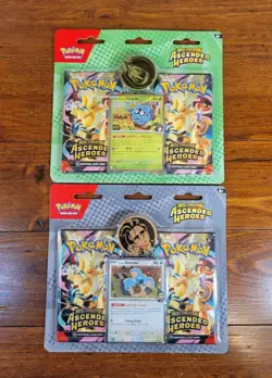 Pokemon TCG 2 Lot Ascended Heroes 2 Pack Blister Bundle Larry Erika Sealed Promo - Image 3