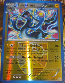 Eelektross (Team Plasma) Reverse Holo Rare 33/101 Plasma Blast 140 HP ENG 2013 - Image 1