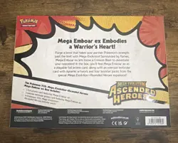 Pokemon TCG: ME Ascended Heroes Mega Emboar EX Factory Sealed Box - Image 2