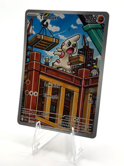 Pokemon Timburr Illustration Rare Black Bolt 125/086 - Image 2