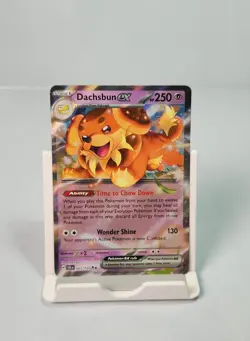 Dachsbun ex 067/142 Double Rare Holo Stellar Crown Pokemon - Image 1