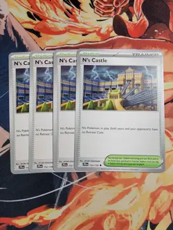 4x N's Castle 152/159 x4 - Journey Together - Pokemon TCG - Playset - Image 1