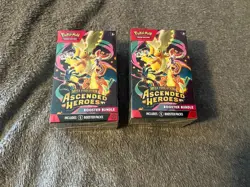 2X Pokemon TCG Mega Evolution Ascended Heroes Booster Bundle Sealed! - Image 1