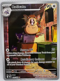 Raticate 099/088 Holo Illustration Rare Perfect Order Pokemon Near Mint - Image 1