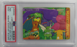 Pokemon Carddass #244 Gather Around! Vending Series 7 1999 Japanese PSA 9 Mint - Image 1