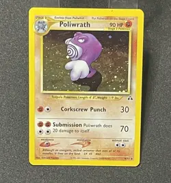 Pokemon TCG Poliwrath 9/75 Neo Discovery Holo - Image 2