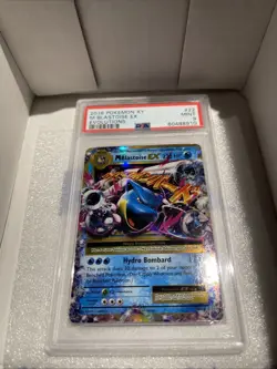2016 Pokemon XY M Blastoise EX 22/108 Evolutions PSA 9 - Image 1