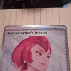 Pokemon TCG Team Rocket's Ariana Trainer Rare Holo 111/109 Team Rocket Returns - Image 3