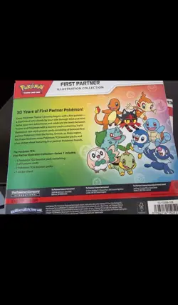 Pokemon TCG First Partner Illustration Collection Series 1 Promo Box - Sealed - Image 2