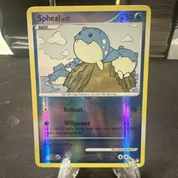 2007 Pokemon Diamond & Pearl Mysterious Treasures Spheal Reverse Holo #102/123 - Image 1