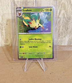 Leafeon Cosmos Holo SWIRL! Scarlet & Violet Black Star Promo 170 Pokemon TCG - Image 1