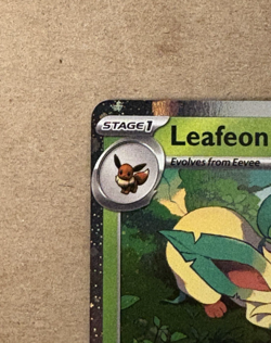 Leafeon Cosmos Holo SWIRL! Scarlet & Violet Black Star Promo 170 Pokemon TCG - Image 4