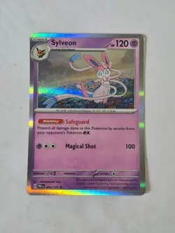 Sylveon 040/131 Holo Rare Prismatic Evolutions Pokemon Holo Near Mint - Image 1