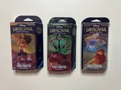 Disney Lorcana TCG: The First Chapter Starter Decks - Factory sealed - Lot of 3 - Image 1