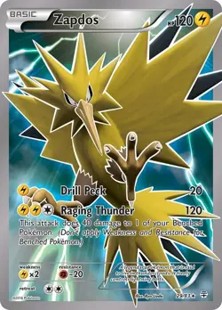 Zapdos 29/83 XY Generations Full Art Ultra Rare Pokemon Card TCG LP - Image 1