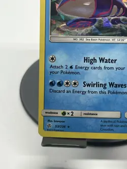 Pokemon TCG Kyogre (Cracked Ice Holo) 53/236 Deck Exclusive Holo NM - Image 5