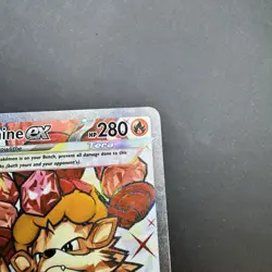 Arcanine ex 224/198 Ultra Rare Scarlet & Violet Pokemon Card NM 2023 Collectible - Image 5