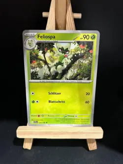 Feliospa 014/198 Pokemon Karte TCG aus Karmesin und Purpur - Image 1