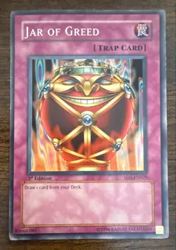 Jar of Greed SD3-EN029 Structure Deck: Blaze of Destruction 1st Edition - Image 1