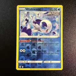Wishiwashi Reverse Holo Rare - 046/203 - Evolving Skies Pokemon 2021 - Image 1