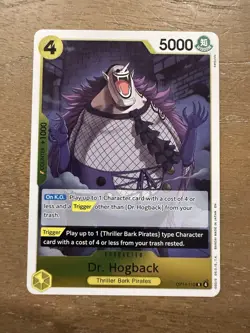 Dr. Hogback One Piece OP14 The Azure Sea's Seven Rare #110 - Image 1