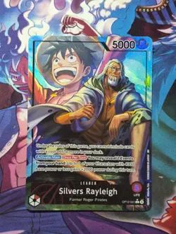 One Piece TCG - Silvers Rayleigh OP12-001 AA- Englisch - Near Mint - Image 1
