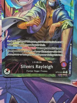 One Piece TCG - Silvers Rayleigh OP12-001 AA- Englisch - Near Mint - Image 3