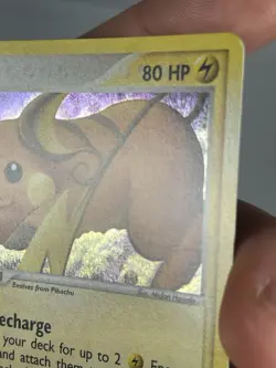 Pokemon Card Raichu 12/112 Holo EX Red Fire Green Leaf - Image 5