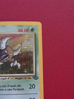 Pokemon 1st Edition Pinsir 9/64 Jungle TCG Rare Holo Card 1999 WOTC - Image 3