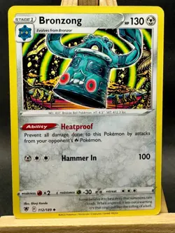 Bronzong Shinji Kanda Pokemon Trading Card Game Astral Radiance 112/189 NM - Image 1