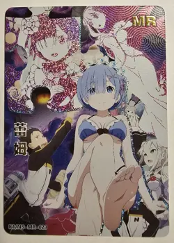 Rem Re:Zero Sexy Anime Waifu MR Card - Image 1