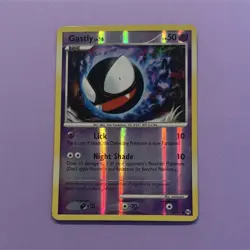 Pokemon Gastly 36/99 Arceus Reverse Holo Basic 50 HP Uncommon Card 2009 - Image 1