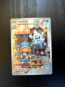 Vanillish 190/182 Holiday Snowflake Stamp Promo Pokemon Card | NM - Image 1