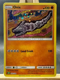 Onix Holo Tomokazu Komiya Pokemon Trading Card Game Classic Collection 10/034 NM - Image 1