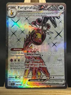 Farigiraf ex Ultra Rare Pokemon Trading Card Game SV5 Temporal Forces 194/162 NM - Image 1