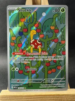 Shuckle Illustration Rare Pokemon Trading Card ME01: Mega Evolution 136/132 NM - Image 1