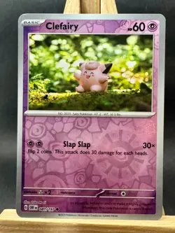 Clefairy Yuka Morii Pokemon Trading Card Game SV03: Obsidian Flames 081/197 NM - Image 1