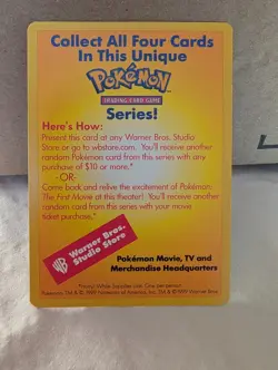 Catch Mew Promo Card Pokemon The Movie Nm 2726 - Image 2