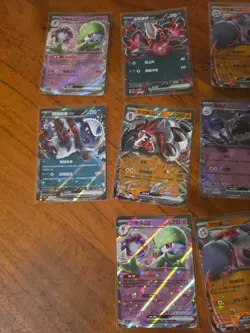22x Chinese Pokemon TCG mixed card lot assorted sets AR EX and Stamped - Image 4