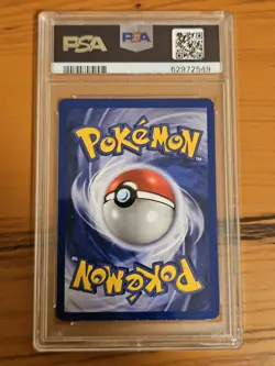 Pokemon TCG Hitmonchan Base Set Holo Shadowless Rare Card 7/102 PSA 6 - Image 2