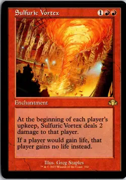 Sulfuric Vortex (Retro Frame) 332 Dominaria Remastered Magic: The Gathering NM/M - Image 1