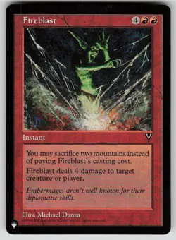 Fireblast Common The List Reprints MTG Near Mint 2020 - Image 1