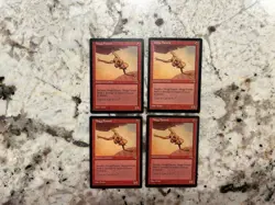 Mtg Mogg Fanatic x4 - Magic the Gathering Mogg Fanatic Playset Played - Image 1