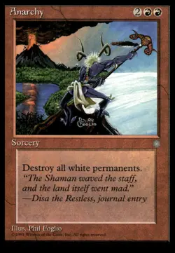 MTG Ice Age #170 Anarchy - Lightly played - Image 1
