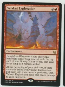 Valakut Exploration Zendikar Rising MAgic The Gathering MTG CCG Rare - Image 1