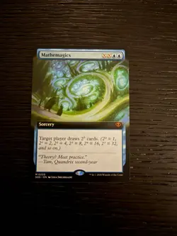 Mathemagics Secrets of Strixhaven Extended Art Mythic Rare - Image 1